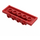 LEGO Red Plate 2 x 6 x 0.7 with 4 Studs on Side (72132 / 87609)