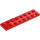 LEGO Rot Platte 2 x 8 (3034)