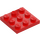 LEGO Red Plate 3 x 3 (11212)