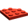 LEGO rot Platte 3 x 3 Runden Ecke (30357)