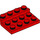 LEGO Red Plate 3 x 4 x 0.7 Rounded (3263)