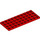 LEGO rot Platte 4 x 10 (3030)