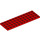 LEGO Red Plate 4 x 12 (3029)