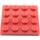 LEGO Red Plate 4 x 4 (3031)