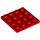 LEGO rouge assiette 4 x 4 (3031)