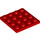 LEGO rouge assiette 4 x 4 (3031)
