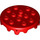 LEGO Red Plate 4 x 4 Round Cake Frosting (65702)