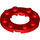 LEGO Red Plate 4 x 4 Round with Cutout (11833 / 28620)