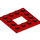 LEGO rot Platte 4 x 4 mit 2 x 2 Open Center (64799)