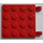 LEGO Red Plate 4 x 4 with Clips (Gap in Clips) (47998)