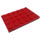 LEGO rot Platte 4 x 6 (3032)