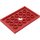 LEGO Red Plate 4 x 6 with Hole