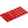 LEGO Red Plate 4 x 8 (3035)