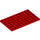 LEGO Rosso Piastra 6 x 10 (3033)