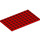 LEGO Red Plate 6 x 10 (3033)