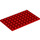 LEGO rouge assiette 6 x 10 (3033)