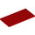 LEGO Red Plate 6 x 12 (3028)