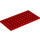 LEGO rouge assiette 6 x 12 (3028)