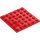 LEGO Red Plate 6 x 6 (3958)