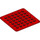 LEGO Red Plate 6 x 6 Flex (79998)