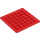 LEGO Red Plate 6 x 6 Flex (79998)