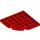 LEGO Rood Plaat 6 x 6 Rond Hoek (6003)