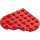 LEGO Red Plate 6 x 6 Round Heart (46342)