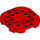 LEGO rouge assiette 6 x 6 x 0.7 Rond Semicircle (66789)