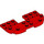 LEGO Rood Plaat 8 x 4 x 0.7 met Afgeronde hoeken (73832)
