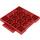 LEGO Red Plate 8 x 8 x 0.7 with Cutouts and Ledge (15624)