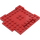 LEGO Red Plate 8 x 8 x 0.7 with Cutouts and Ledge (15624)