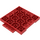 LEGO rot Platte 8 x 8 x 0.7 mit Cutouts und Ledge (15624)