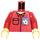 LEGO Red Post Office Torso (973 / 73403)