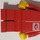 LEGO Červená Post Office Worker Minifigurka