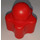 LEGO Rouge Primo Brique 1 x 1 x 1 Fleur (44591)