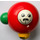 LEGO Red Primo Rattle Ball with sliding knobs