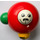 LEGO Rot Primo Rattle Ball mit sliding knobs (75971)