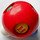 LEGO Red Primo Rattle Ball with sliding knobs (75971)