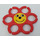 LEGO Red Primo Ring 7 Holes with smile in middle hole (31698)