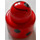 LEGO rot Primo Runden Rattle 1 x 1 Backstein mit Ladybug Muster (31005)