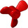 LEGO Rood Propeller met 3 Messen (6041)