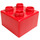 LEGO Rojo Quatro Ladrillo 2x2 (48138)