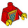 LEGO Red Queen Minifig Torso (973 / 88585)