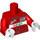 LEGO rot Race Auto Driver Torso (973 / 88585)