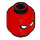 LEGO Red Red Hood Minifigure Head (Recessed Solid Stud) (3626 / 29362)