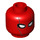 LEGO Red Red Hood Minifigure Head (Recessed Solid Stud) (3626 / 29362)