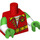 LEGO rot Reggae Man Batsuit Minifig Torso (973 / 16360)