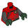 LEGO rouge Robin - Dark Green Jambes Minifig Torse (973 / 76382)