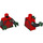 LEGO Rood Robin - Dark Green Poten Minifig Torso (973 / 76382)