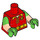 LEGO rot Robin - Laughing Minifig Torso (973 / 16360)